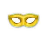 Maskengold 3d Mardi Gras färbte Authentische venetianische Karnevals-Gesichtsmaske Maskeradeparteidekoration auf weißem Hintergru stock abbildung Maskengold 3d Mardi Gras färbte Authentische venetianische Karnevals-Gesichtsmaske Maskeradeparteidekoration auf weißem Hintergru stock abbildung
