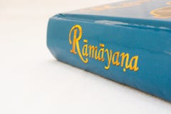 Maski,Karnataka,India - March 07,2019 : The Epic Hindu Mythology Ramayana book on isolated background stock photos Maski,Karnataka,India - March 07,2019 : The Epic Hindu Mythology Ramayana book on isolated background stock photos
