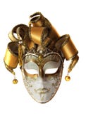 Masque de carnaval d'isolement sur le fond blanc images libres de droits Masque de carnaval d'isolement sur le fond blanc images libres de droits