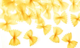 Massa de Farfalle isolada imagem de stock royalty free Massa de Farfalle isolada imagem de stock royalty free