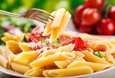 Massa de Penne imagens de stock Massa de Penne imagens de stock