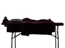 Massage therapist silhouette stock photos Massage therapist silhouette stock photos