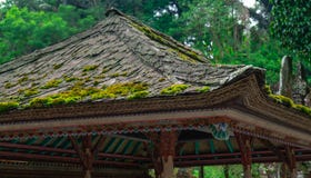 Traditional Balinese temple roof royalty free stock image Traditional Balinese temple roof royalty free stock image