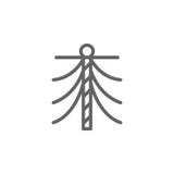 Masztowa Podno?na ikona Element Portugalia ikona Cienka kreskowa ikona dla strona internetowa projekta i rozwoju, app rozw?j ikon royalty ilustracja Masztowa Podno?na ikona Element Portugalia ikona Cienka kreskowa ikona dla strona internetowa projekta i rozwoju, app rozw?j ikon royalty ilustracja