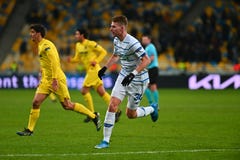 The match of UEFA Europa League Dynamo Kyiv vs Villarreal