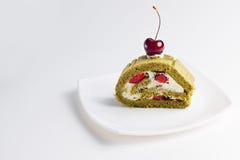 Matcha gräsplankaka royaltyfria foton Matcha gräsplankaka royaltyfria foton