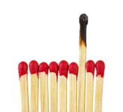 Matches - Leadership Or Inspiration Concept Stock Images