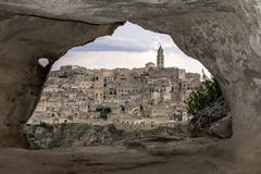Matera od jamy zdjęcia royalty free Matera od jamy zdjęcia royalty free
