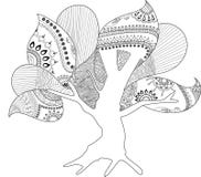 Materiale illustrativo di coloritura della pagina dell'albero vuoto royalty illustrazione gratis Materiale illustrativo di coloritura della pagina dell'albero vuoto royalty illustrazione gratis