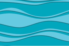 Materiële ontwerpachtergrond met blauwe golven Stock Afbeelding Materiële ontwerpachtergrond met blauwe golven Stock Afbeelding