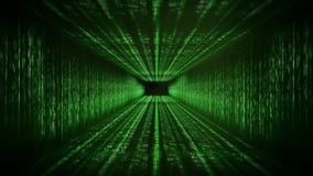 Matrix tunnel,data flow,seamless loop, stock footage