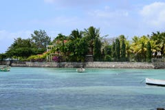 Mauritius, malerisches Dorf von Roches Noires Stockfotografie Mauritius, malerisches Dorf von Roches Noires Stockfotografie