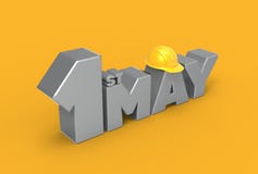 1 May Labor day. International worker`s day. 3D illustrating. 1 May Labor day. International worker`s day. 3D illustrating stock illustration 1 May Labor day. International worker`s day. 3D illustrating. 1 May Labor day. International worker`s day. 3D illustrating stock illustration