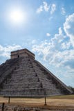 Mayan pyramid of Kukulcan El Castillo in sunny day, Chichen Itza royalty free stock image Mayan pyramid of Kukulcan El Castillo in sunny day, Chichen Itza royalty free stock image