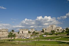 Mayan Ruins at Tulum Mexico royalty free stock image Mayan Ruins at Tulum Mexico royalty free stock image