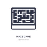 maze game icon on white background. Simple element illustration from Business concept stock illustration maze game icon on white background. Simple element illustration from Business concept stock illustration