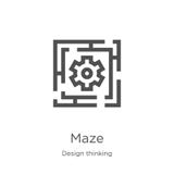 maze icon vector from design thinking collection. Thin line maze outline icon vector illustration. Outline, thin line maze icon vector illustration maze icon vector from design thinking collection. Thin line maze outline icon vector illustration. Outline, thin line maze icon vector illustration