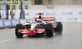 McLaren F1 Car With Jenson Button Stock Images