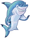 Mean Gesturing Shark Mascot Vector Cartoon Clip Art Illustration vector illustration Mean Gesturing Shark Mascot Vector Cartoon Clip Art Illustration vector illustration