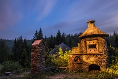 Meat smoker royalty free stock photography