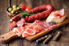 Meat tapas royalty free stock image Meat tapas royalty free stock image