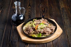 Meat with vegetables royalty free stock photography Meat with vegetables royalty free stock photography