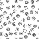 Meccanico automatico Part Seamless Pattern di riparazione dell'automobile royalty illustrazione gratis Meccanico automatico Part Seamless Pattern di riparazione dell'automobile royalty illustrazione gratis