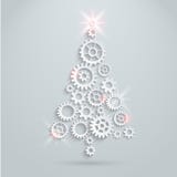 Mechanical Christmas Tree Royalty Free Stock Photography