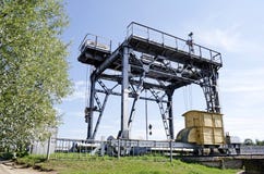 Mechanism for lifting gateway stock photos Mechanism for lifting gateway stock photos