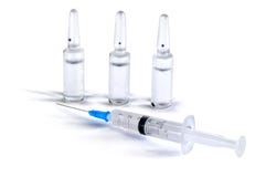 Medical Disposable Syringe Royalty Free Stock Photo