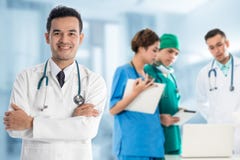 Medical people group - Doctor, Nurse and Surgeon stock photography Medical people group - Doctor, Nurse and Surgeon stock photography