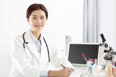 medical or scientific researcher working in office Stock Photography medical or scientific researcher working in office Stock Photography