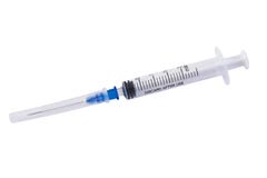 Medical Syringe Isolated On The White Royalty Free Stock Image