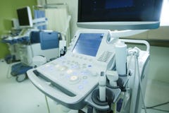 Medical ultrasound machine with linear probes