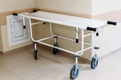 Medical wheelchair in the hospital royalty free stock photos Medical wheelchair in the hospital royalty free stock photos