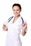 Medico sorridente immagini stock Medico sorridente immagini stock