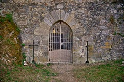 Medieval castle gate Stock Photo Medieval castle gate Stock Photo