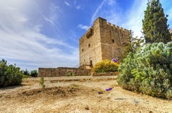 Medieval castle of Kolossi, Limassol, Cyprus royalty free stock photo Medieval castle of Kolossi, Limassol, Cyprus royalty free stock photo