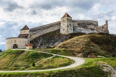 Medieval fortress in Rasnov, Transylvania, Brasov, Romania royalty free stock images Medieval fortress in Rasnov, Transylvania, Brasov, Romania royalty free stock images