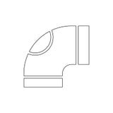 Medisch kneepad overzichtspictogram De tekens en de symbolen kunnen voor Web, embleem, mobiele toepassing, UI, UX worden gebruikt stock illustratie Medisch kneepad overzichtspictogram De tekens en de symbolen kunnen voor Web, embleem, mobiele toepassing, UI, UX worden gebruikt stock illustratie