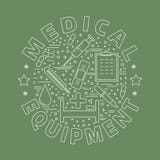 Medische kenmerkend, concept van het controle het grafische ontwerp vector illustratie Medische kenmerkend, concept van het controle het grafische ontwerp vector illustratie