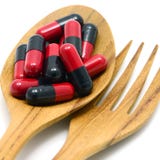 Medizin und Mahlzeiten. lizenzfreies stockfoto Medizin und Mahlzeiten. lizenzfreies stockfoto