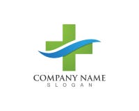 Medizinische Apothekenlogo-Entwurfsschablone lizenzfreie abbildung Medizinische Apothekenlogo-Entwurfsschablone lizenzfreie abbildung