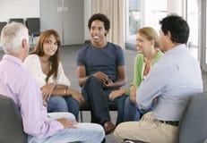 Meeting Of Support Group royalty free stock image Meeting Of Support Group royalty free stock image