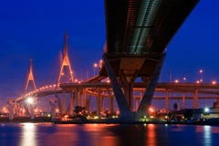 Mega Bridge At Dusk In Thailand Stock Photo Mega Bridge At Dusk In Thailand Stock Photo
