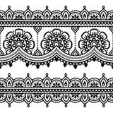 Mehndi, Indian Henna tattoo pattern or background Royalty Free Illustration Mehndi, Indian Henna tattoo pattern or background Royalty Free Illustration