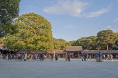Meiji Jingu σε Harajuku, Ιαπωνία στοκ εικόνες Meiji Jingu σε Harajuku, Ιαπωνία στοκ εικόνες