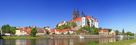Meissen On The Elbe River, Germany Royalty Free Stock Photography Meissen On The Elbe River, Germany Royalty Free Stock Photography