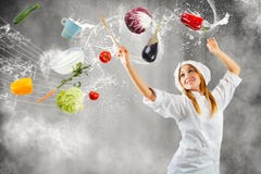 Melody in cooking royalty free stock images Melody in cooking royalty free stock images