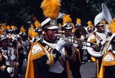 High school marching band stock image High school marching band stock image